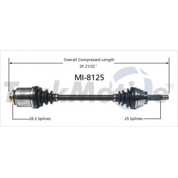 2004 Mitsubishi Outlander CV Axle Shaft