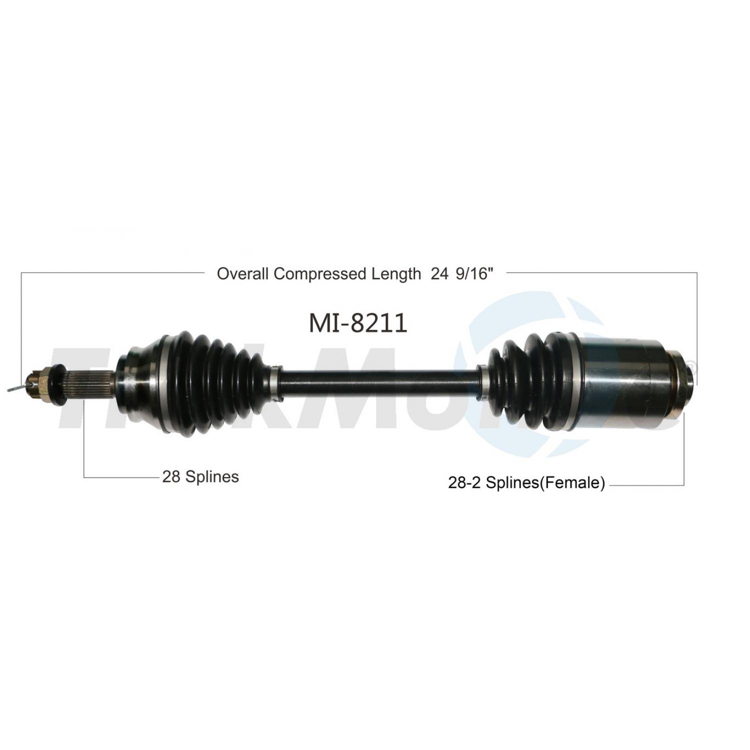 TrakMotive MI8211 - CV Axle Shaft TrakMotive MI8211 CV Axle Shaft product image 1 of 3