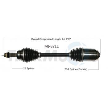 2007 Mitsubishi Outlander CV Axle Shaft Front Right TrakMotive MI8211 image 1 of 3