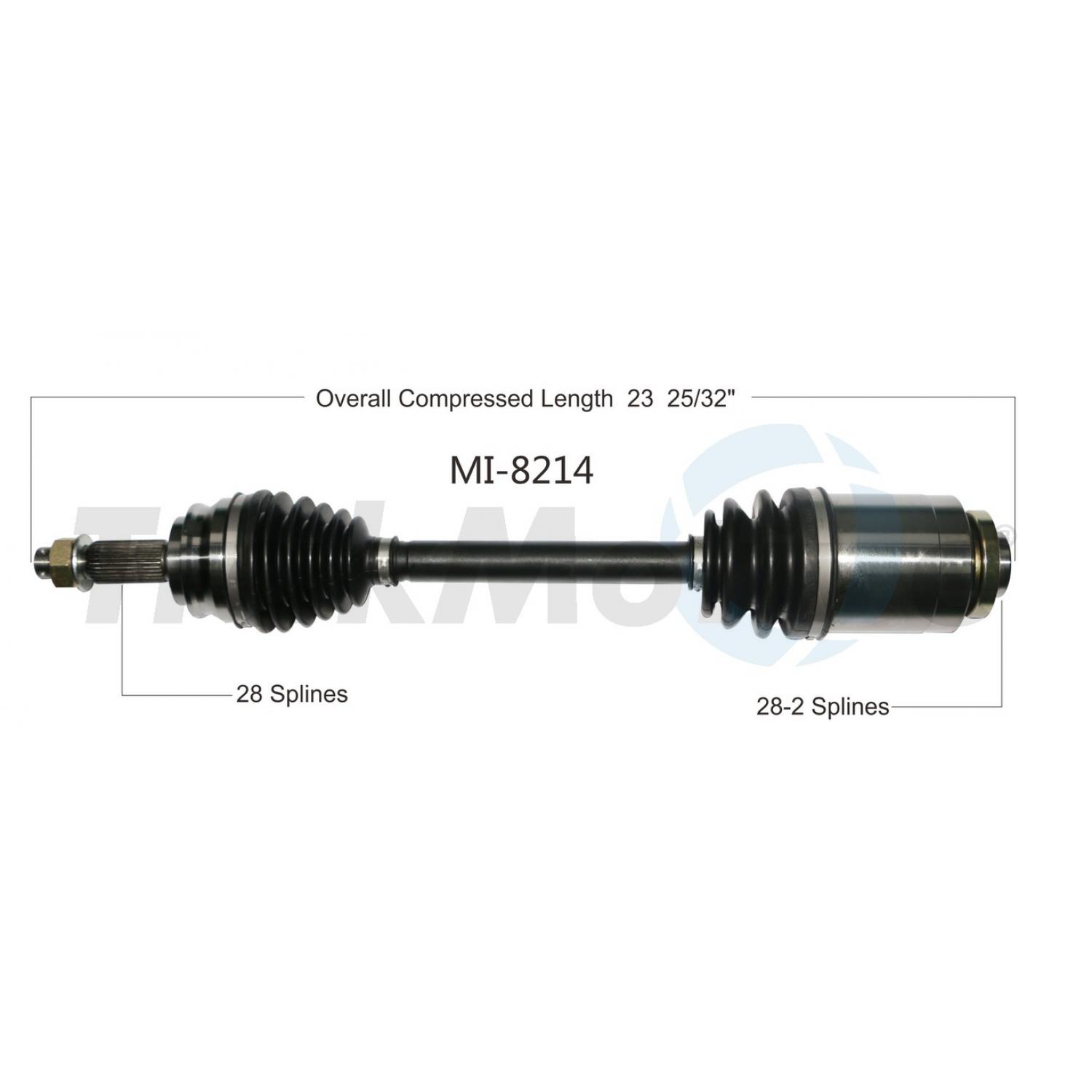 TrakMotive MI8214 CV Axle Shaft product image 1 of 3