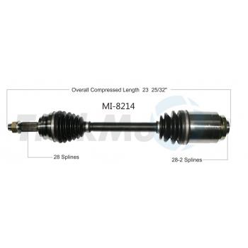 2011 Mitsubishi Outlander CV Axle Shaft Front Right TrakMotive MI8214 image 1 of 3