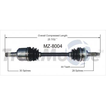 1999 Mazda Millenia CV Axle Shaft