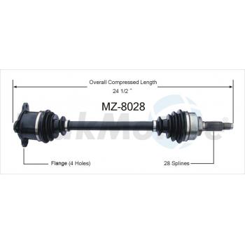 1990 Mazda RX-7 CV Axle Shaft