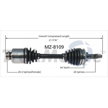 2003 Mazda MPV CV Axle Shaft