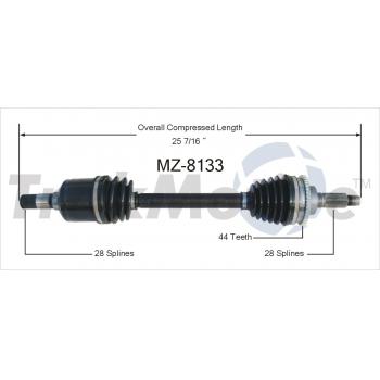 2005 Mazda 6 CV Axle Shaft