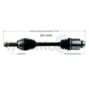 2013 Mazda 5 CV Axle Shaft Front Right TrakMotive MZ8185 image 1 of 4