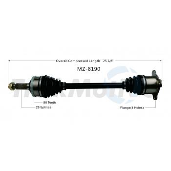 1991 Mazda 929 CV Axle Shaft