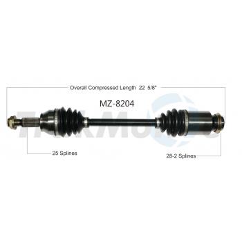 2014 Mazda 2 CV Axle Shaft Front Right TrakMotive MZ8204 image 1 of 3