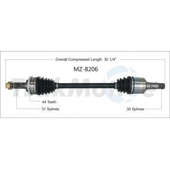 2010 Mazda RX-8 CV Axle Shaft