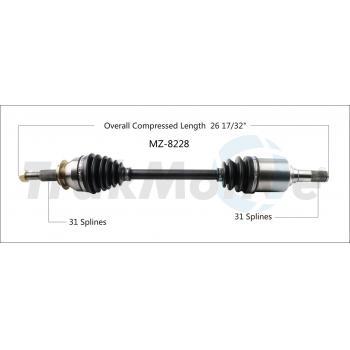 2021 Mazda CX-9 CV Axle Shaft