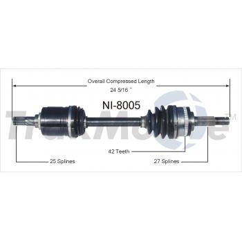 1993 Infiniti G20 CV Axle Shaft