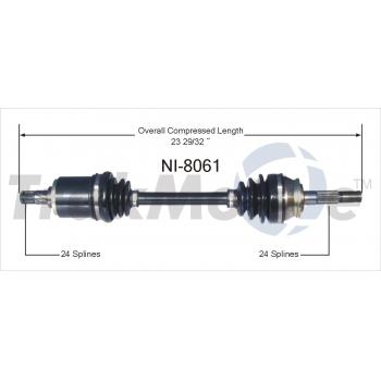 1986 Nissan Pulsar NX CV Axle Shaft