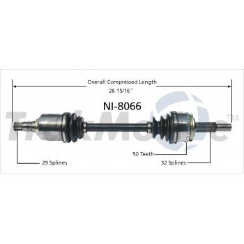 1995 Mercury Villager CV Axle Shaft