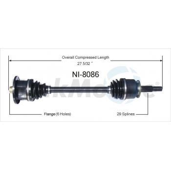 1989 Nissan 240SX CV Axle Shaft