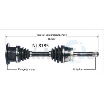 2003 Infiniti QX4 CV Axle Shaft