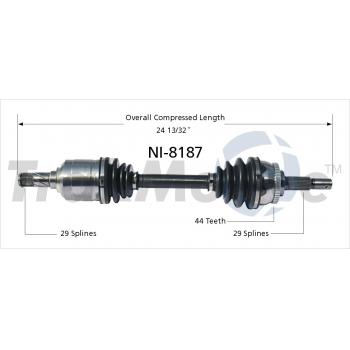 2006 Nissan Maxima CV Axle Shaft