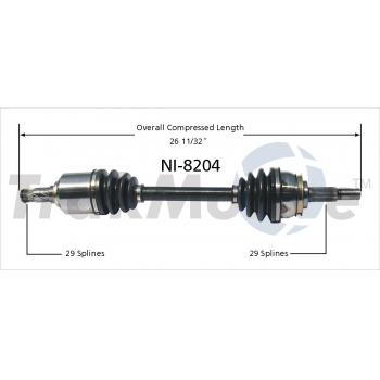 2007 Nissan Murano CV Axle Shaft