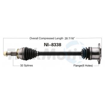 2013 Infiniti FX37 CV Axle Shaft