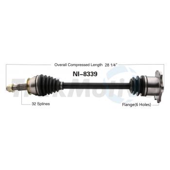 2011 Infiniti FX50 CV Axle Shaft
