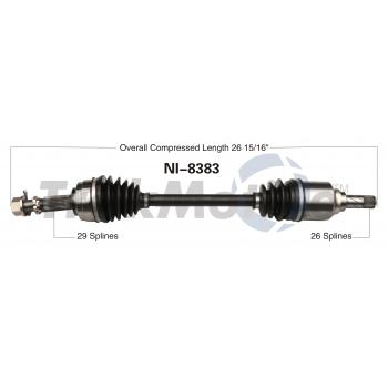 2019 Nissan Sentra CV Axle Shaft Front Left TrakMotive NI8383 image 1 of 3