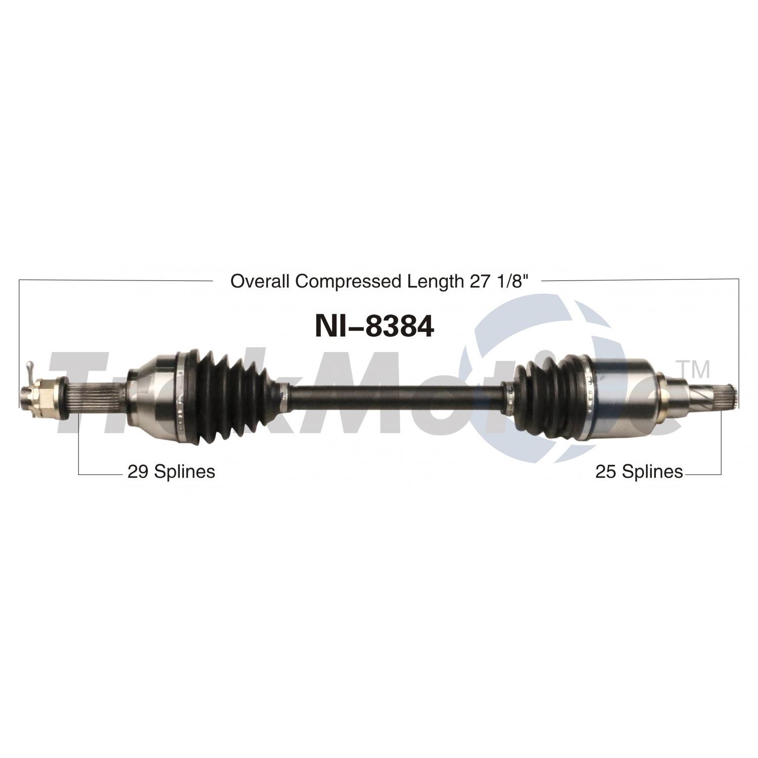 TrakMotive NI8384 - CV Axle Shaft TrakMotive NI8384 CV Axle Shaft product image 1 of 3