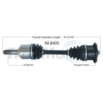 1992 Infiniti M30 CV Axle Shaft Rear Right TrakMotive NI8405 image 1 of 3