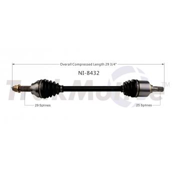 2012 Nissan Leaf CV Axle Shaft