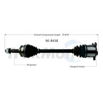 1994 Infiniti J30 CV Axle Shaft Rear Right TrakMotive NI8438 image 1 of 3