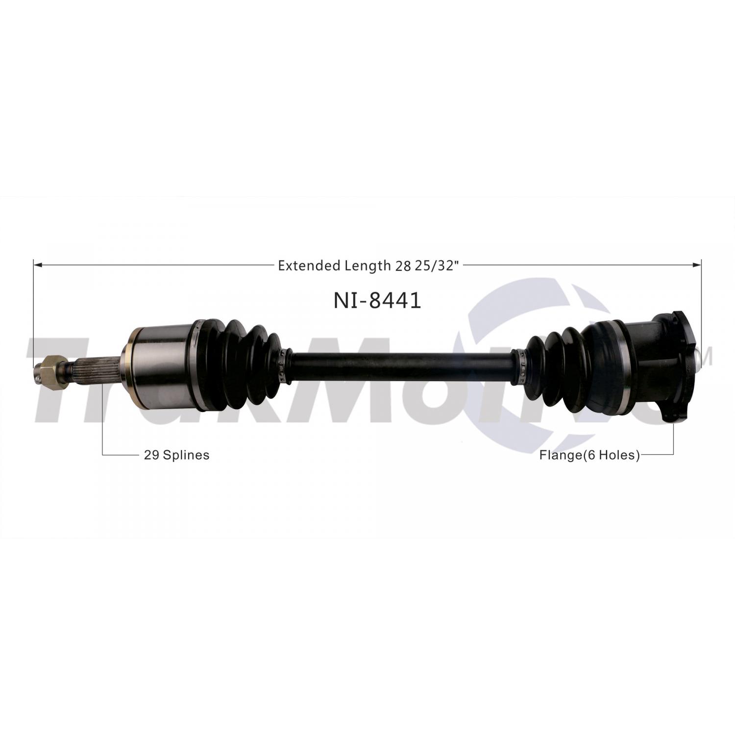 TrakMotive NI8441 CV Axle Shaft product image 1 of 3