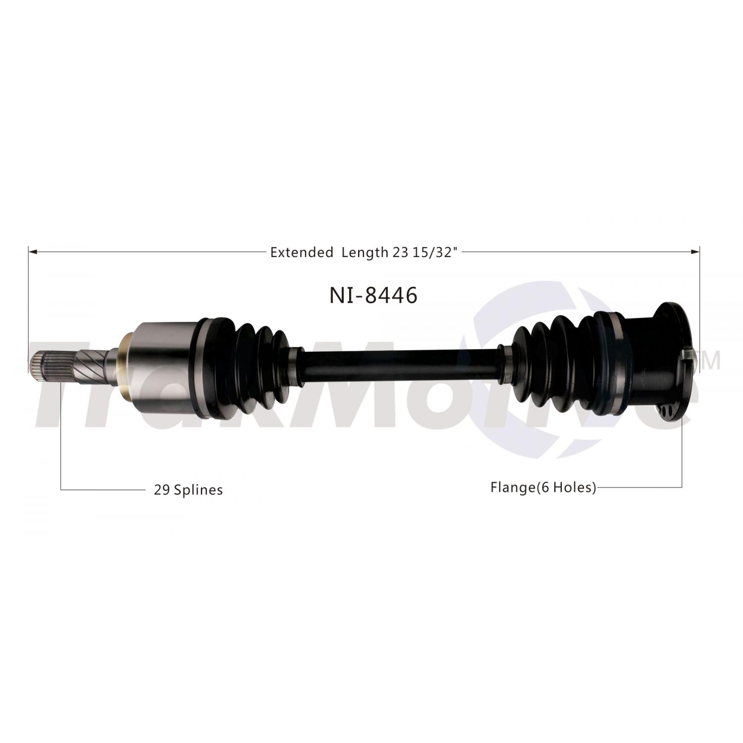 TrakMotive NI8446 - CV Axle Shaft TrakMotive NI8446 CV Axle Shaft product image 1 of 3