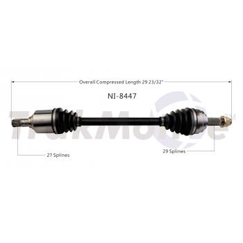 2017 Nissan Leaf CV Axle Shaft
