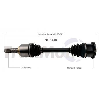 1988 Nissan 200SX CV Axle Shaft Rear Right TrakMotive NI8448 image 1 of 3