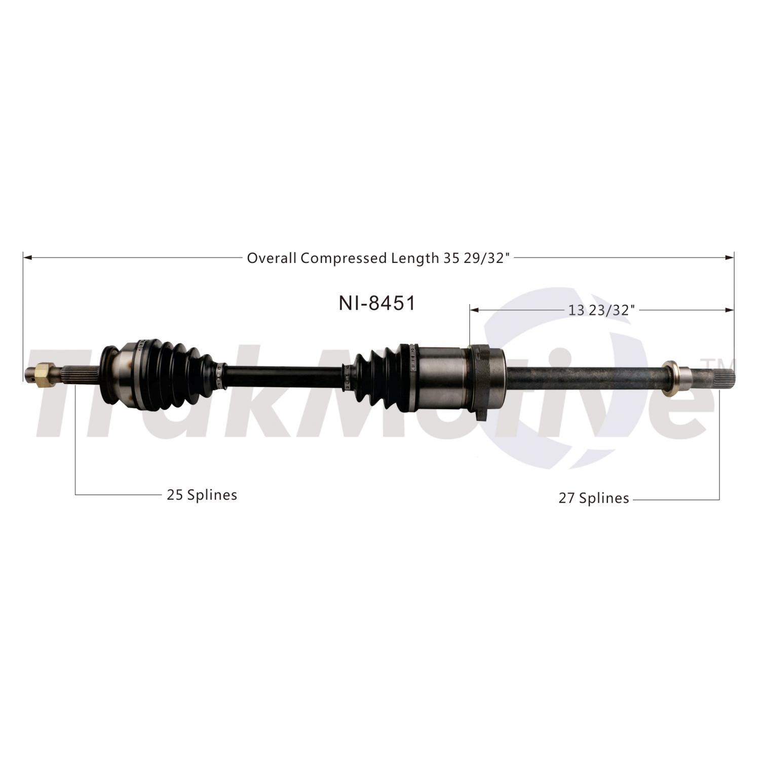 TrakMotive NI8451 - CV Axle Shaft TrakMotive NI8451 CV Axle Shaft product image 1 of 3