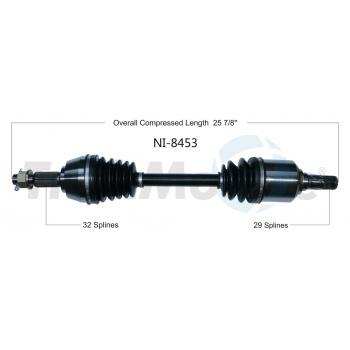 2013 Nissan Maxima CV Axle Shaft Front Left TrakMotive NI8453 image 1 of 3