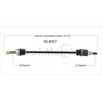 2020 Infiniti QX50 CV Axle Shaft