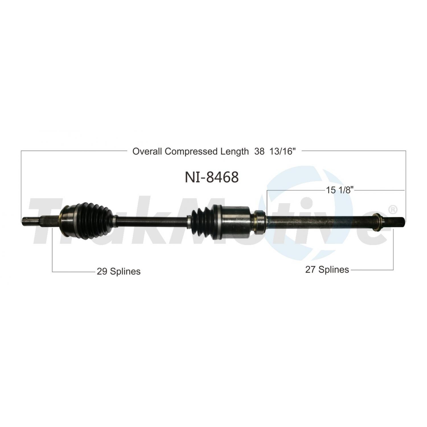 TrakMotive NI8468 - CV Axle Shaft TrakMotive NI8468 CV Axle Shaft product image 1 of 3