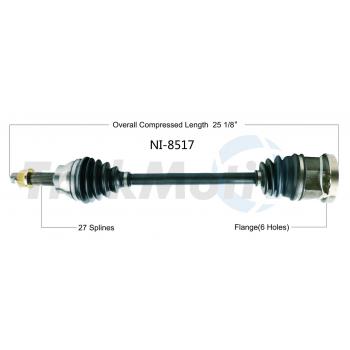 2012 Infiniti EX35 CV Axle Shaft