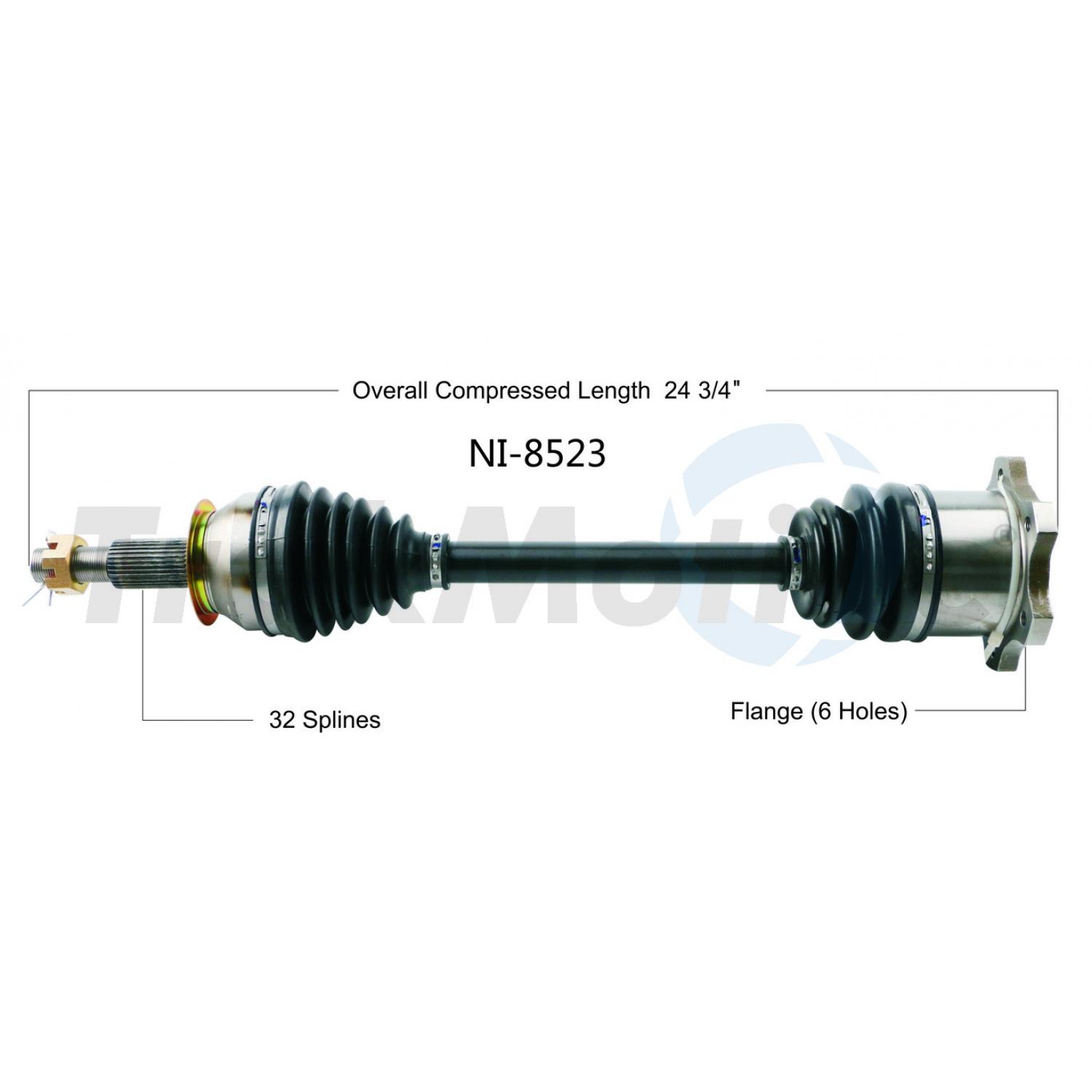 TrakMotive NI8523 - CV Axle Shaft TrakMotive NI8523 CV Axle Shaft product image 1 of 3