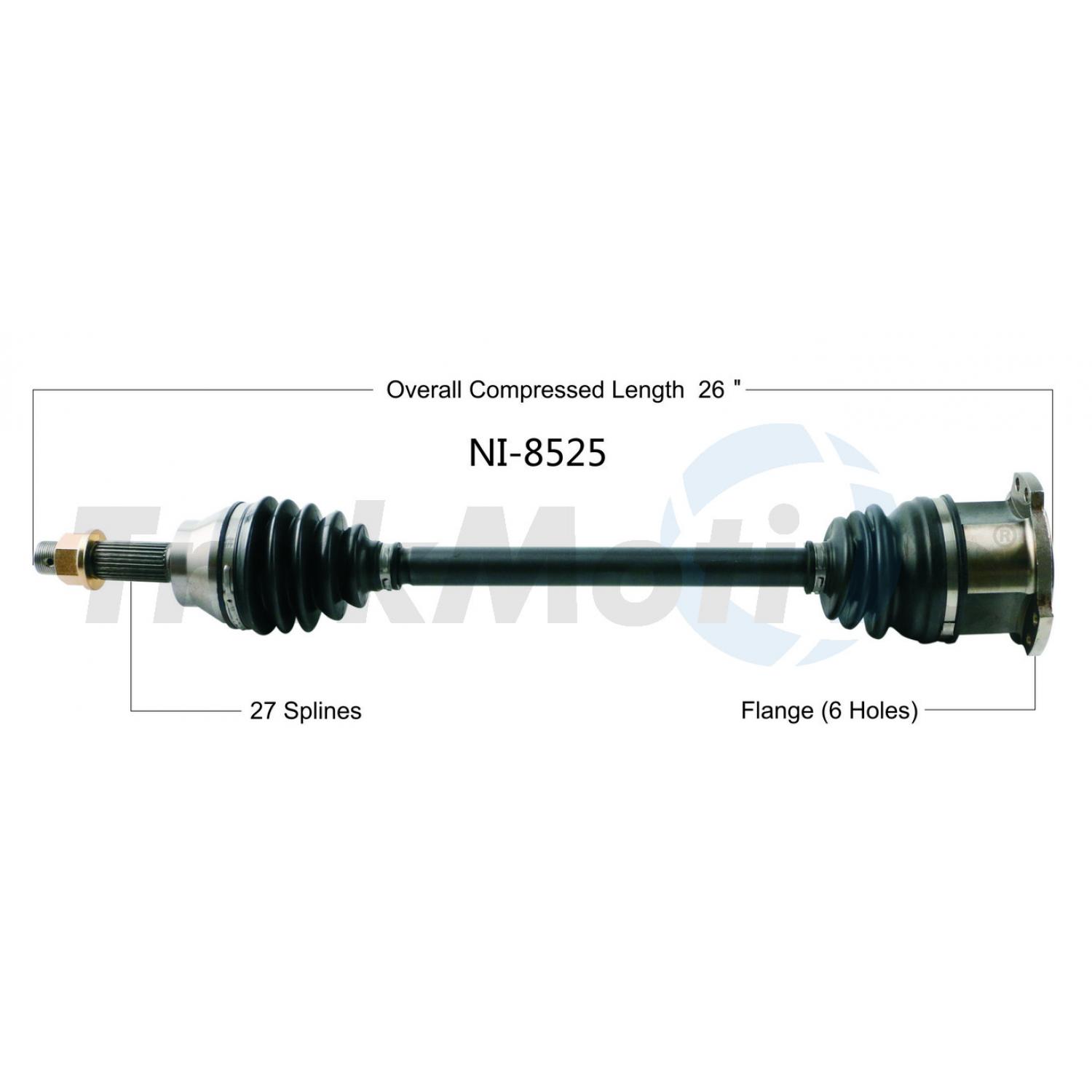 TrakMotive NI8525 - CV Axle Shaft TrakMotive NI8525 CV Axle Shaft product image 1 of 3
