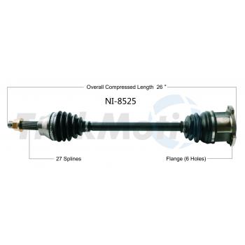 2013 Infiniti M56 CV Axle Shaft Front Left TrakMotive NI8525 image 1 of 3