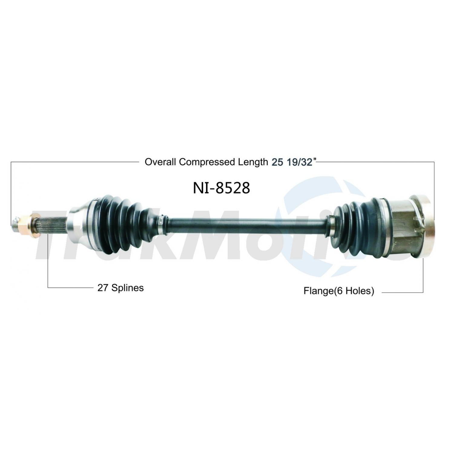 TrakMotive NI8528 CV Axle Shaft product image 1 of 3