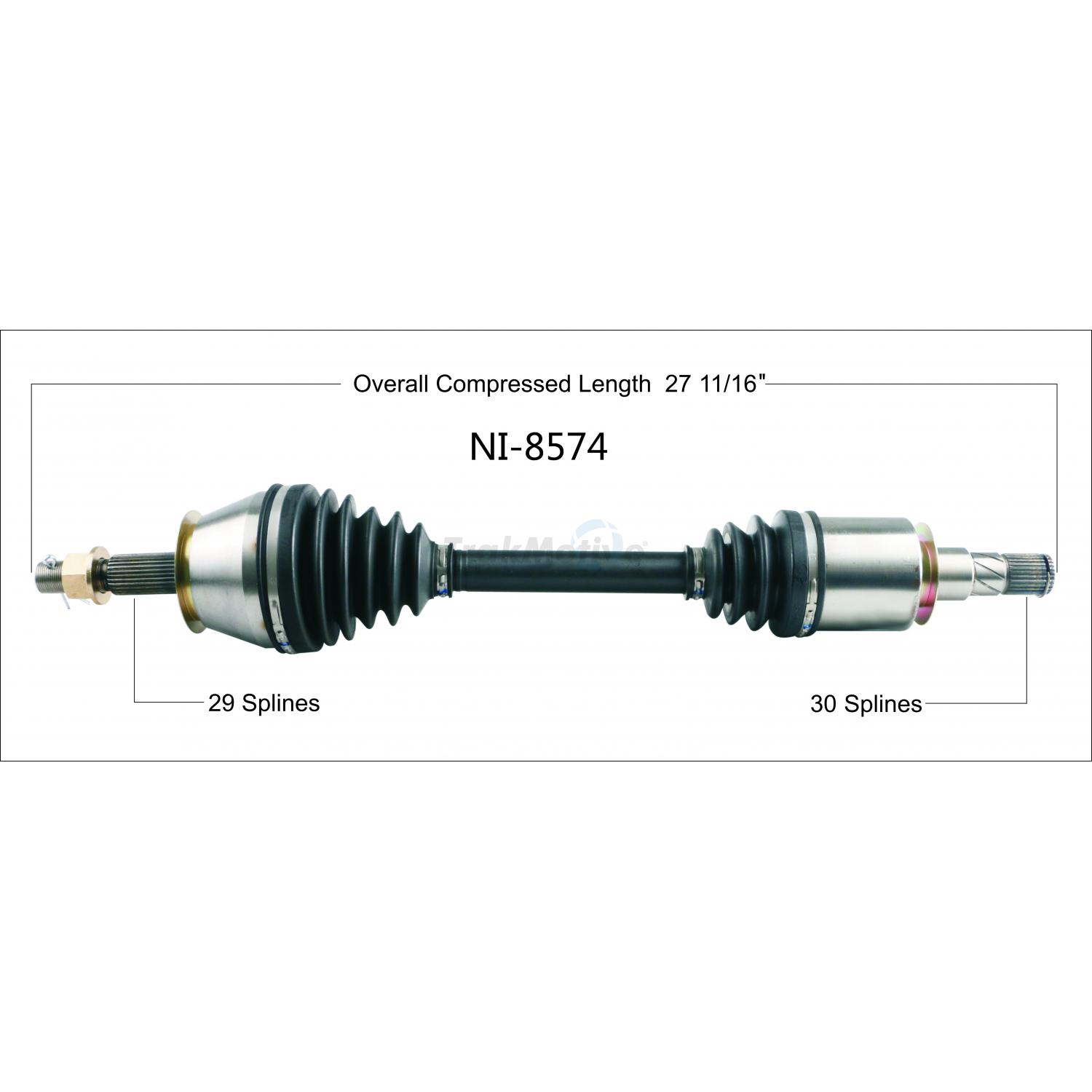 TrakMotive NI8574 - CV Axle Shaft TrakMotive NI8574 CV Axle Shaft product image 1 of 3