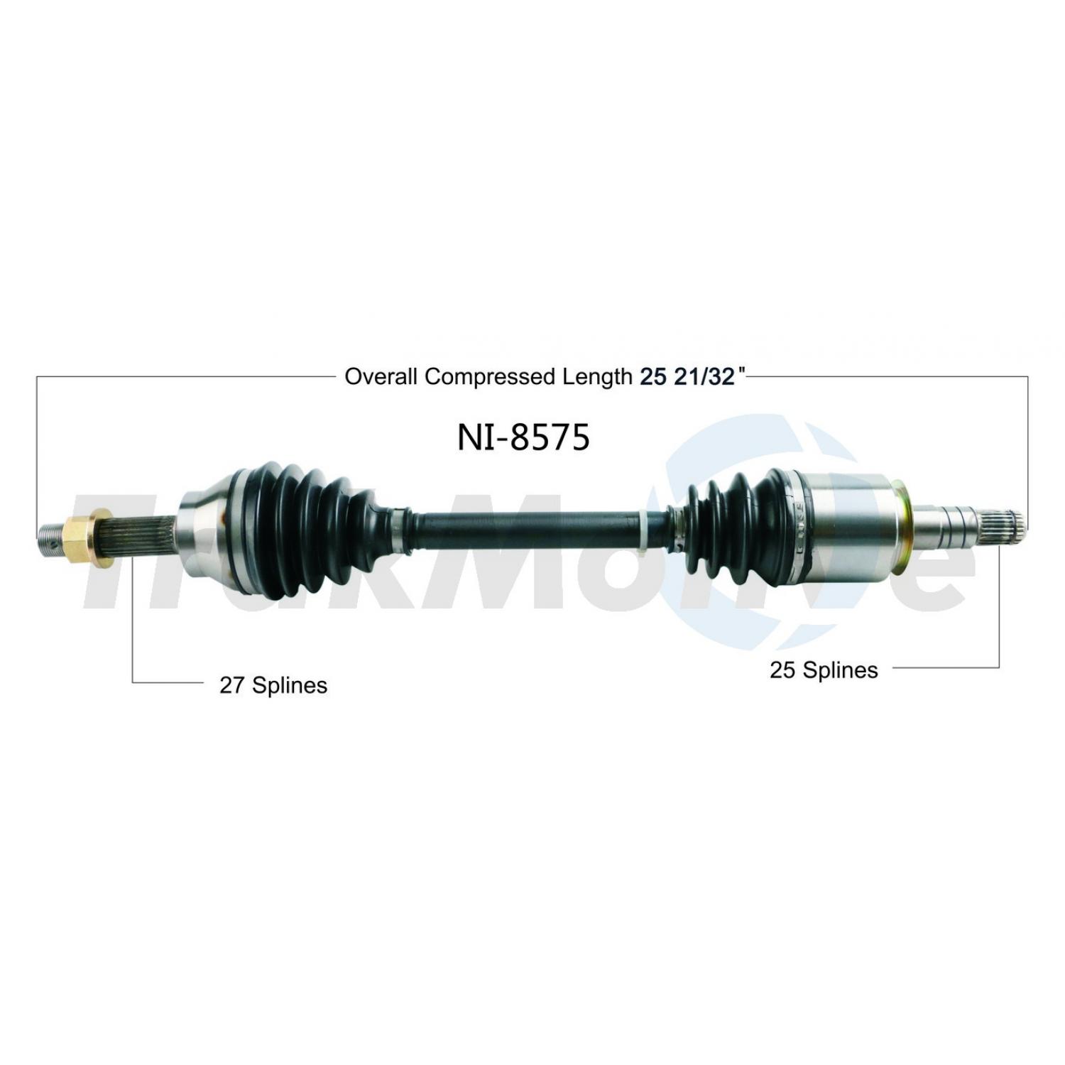 TrakMotive NI8575 - CV Axle Shaft TrakMotive NI8575 CV Axle Shaft product image 1 of 3