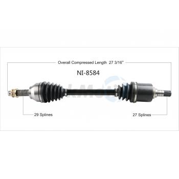 2017 Nissan Juke CV Axle Shaft Front Left TrakMotive NI8584 image 1 of 4