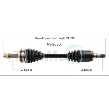 2017 Infiniti Q70L CV Axle Shaft