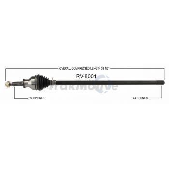 1999 Land Rover Discovery CV Axle Shaft