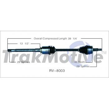 2007 Land Rover LR3 CV Axle Shaft