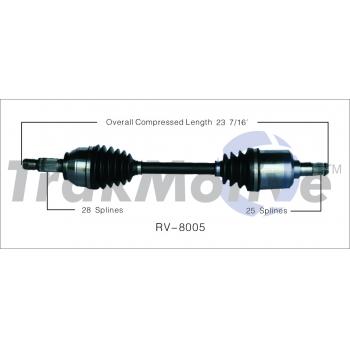 2005 Land Rover Freelander CV Axle Shaft