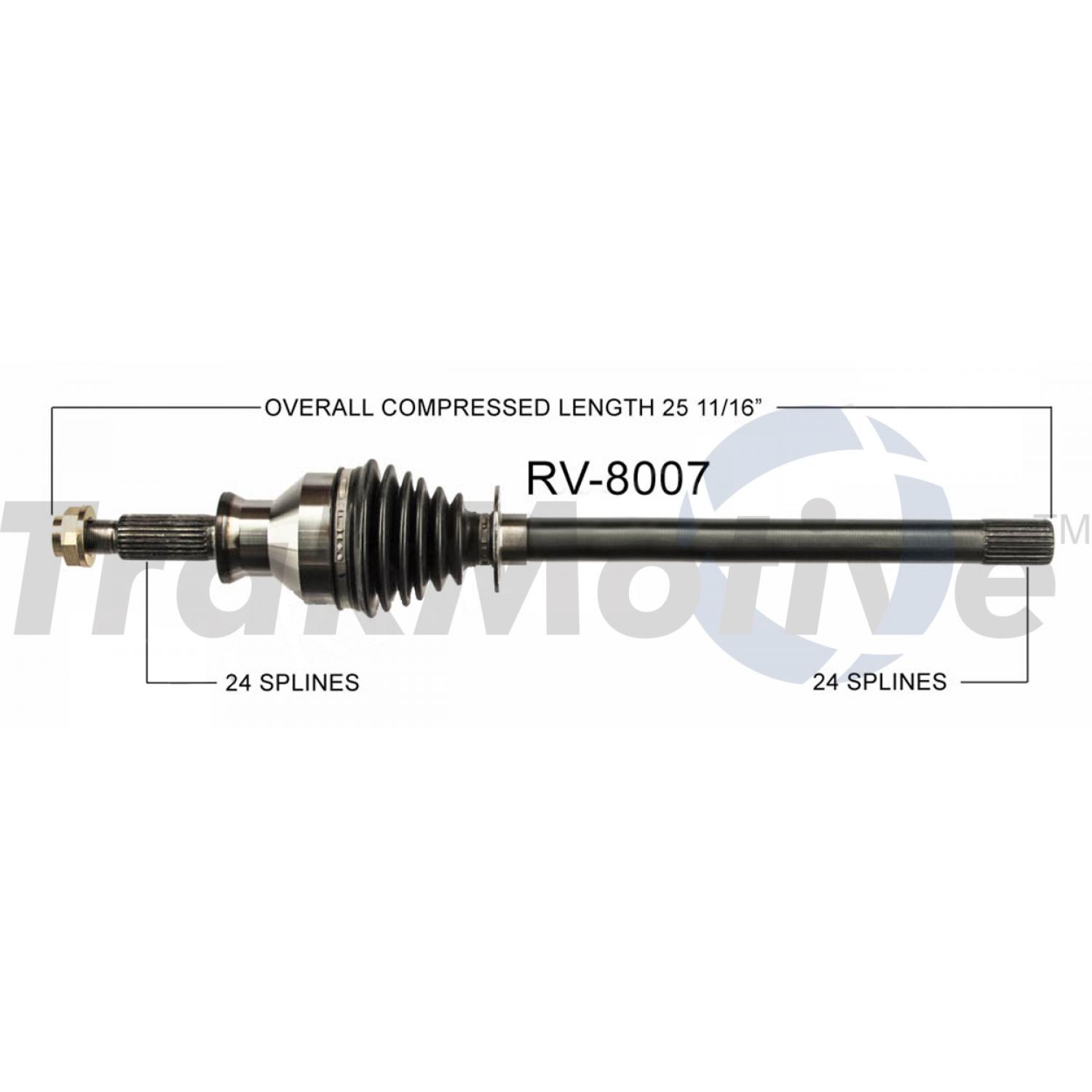 TrakMotive RV8007 - CV Axle Shaft TrakMotive RV8007 CV Axle Shaft product image 1 of 3