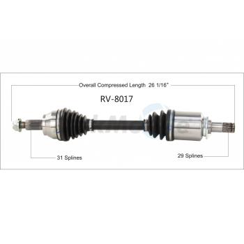 2019 Land Rover Range Rover CV Axle Shaft